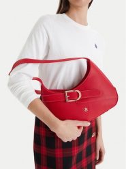 Beverly Hills Polo Club Torebka CEO-BHPC-C-018-09 Czerwony. Czerwone torebki klasyczne damskie Beverly Hills Polo Club, z materiału, bez dodatków. Za 219.99 zł.