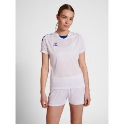 Damski poliestrowy dżersej Hummel Hmlcore XK. Białe koszulki sportowe damskie Hummel, bez wzorów, z dżerseju, bez ramiączek, do piłki ręcznej. Za 151.50 zł.