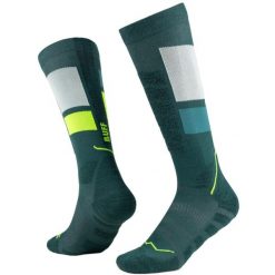 Skarpetki sportowe dla dorosłych Thermonet Over The Calf Socks. Zielone skarpetki damskie Buff, bez wzorów, z elastanu. Za 149.99 zł.
