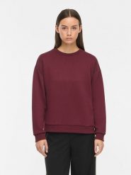 Vila Bluza "Sandy" w kolorze bordowym rozmiar: S. Czerwone bluzy damskie Vila, s, bez wzorów, bez kaptura. Za 119.95 zł.