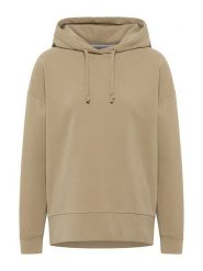 ELBSAND Bluza "Mathea" w kolorze szarobrązowym rozmiar: S. Brązowe bluzy damskie ELBSAND, s, bez wzorów, z kapturem. Za 206.42 zł.