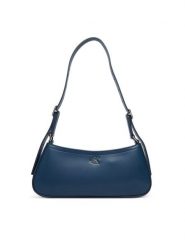 Calvin Klein Torebka Ck Small Shoulder Bag LV04F3170G Granatowy. Niebieskie torebki klasyczne damskie Calvin Klein, ze skóry, bez dodatków. Za 409.99 zł.