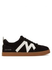 Steve Madden Sneakersy Degree SM11003179 Czarny. Czarne obuwie sportowe damskie Steve Madden, ze skóry, bez zapięcia. Za 269.99 zł.