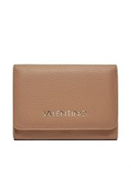 Valentino Portfel Brixton VPS7LX43 Beżowy. Brązowe portfele damskie Valentino, bez wzorów, ze skóry. Za 179.99 zł.