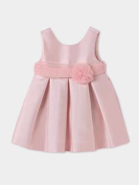 Abel & Lula Sukienka elegancka 5008 Różowy Regular Fit. Czerwone sukienki dziewczęce Abel & Lula, bez wzorów, z syntetyku, bez ramiączek. Za 179.99 zł.