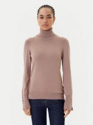 Guess Golf W2BR53 Z2V62 Brązowy Regular Fit. Brązowe golfy damskie Guess, s, z aplikacjami, z wiskozy, bez ramiączek. Za 229.99 zł.