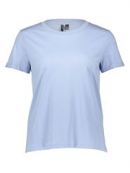 Vero Moda Bluza w kolorze błękitnym rozmiar: L. Niebieskie bluzy damskie Vero Moda, l, bez wzorów, z bawełny, bez kaptura. Za 48.05 zł.