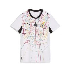 Damska koszulka domowa Ghana 2026 PUMA. Białe bluzki damskie Puma, l, bez wzorów, sportowe, bez kołnierzyka, bez ramiączek. Za 429.00 zł.