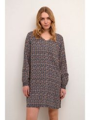 Cream Sukienka "Tiah" w kolorze niebiesko-pomarańczowym rozmiar: 40. Niebieskie sukienki damskie Cream, bez wzorów, z wiskozy, klasyczne, bez ramiączek. Za 65.23 zł.