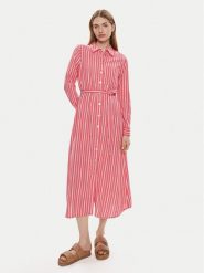 Vero Moda Sukienka koszulowa Ilisa 10306597 Różowy Regular Fit. Czerwone sukienki damskie Vero Moda, bez wzorów, z bawełny, bez ramiączek. Za 149.99 zł.