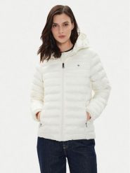 Tommy Hilfiger Kurtka przejściowa WW0WW38927 Biały Regular Fit. Białe kurtki damskie Tommy Hilfiger, s, bez wzorów, z syntetyku, bez kaptura. Za 479.99 zł.