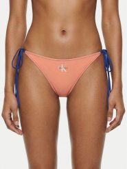 Calvin Klein Swimwear Dół od bikini LV00Q61215 Różowy. Czerwone bikini Calvin Klein Swimwear, bez wzorów, z syntetyku. Za 189.99 zł.