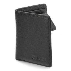 Portfel damski Big Star, skóra syntetyczna zapinany na zamek i zatrzask liczne przegródki i kieszenie na karty, czarny, II674012. Czarne torebki klasyczne damskie Big Star Accessories, ze skóry ekologicznej, małe, bez dodatków. Za 69.99 zł.