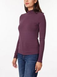 Scotch & Soda Koszulka w kolorze fioletowym rozmiar: XL. Różowe koszulki damskie Scotch & Soda, xl, z aplikacjami, bez kołnierzyka, bez ramiączek. Za 96.60 zł.