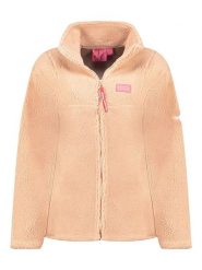 Geographical Norway Kurtka polarowa "Udolce" w kolorze jasnoróżowym rozmiar: XXL. Różowe kurtki damskie Geographical Norway, xxl, bez wzorów, z polaru, bez kaptura. Za 113.90 zł.