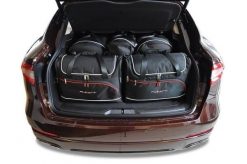 Torby Do Bagażnika Maserati Levante Mhev 2021+ 5Szt Kjust. Czarne torby podróżne KJUST, bez wzorów, z kauczuku. Za 1,426.00 zł.