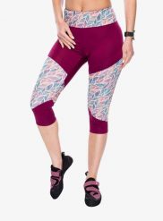 Legginsy wspinaczkowe damskie Ocun Rhea 3/4 Leggings. Czerwone legginsy damskie Ocun, xs, bez wzorów, z elastanu. Za 125.39 zł.