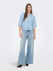 ONLY Kardigan "Simoni" w kolorze błękitnym rozmiar: S. Niebieskie kardigany damskie Only, s, bez wzorów. Za 82.99 zł.