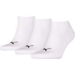 Puma Skarpety Cushioned 3-Pack 90794202. Białe skarpetki damskie Puma, bez wzorów, z bawełny. Za 55.99 zł.