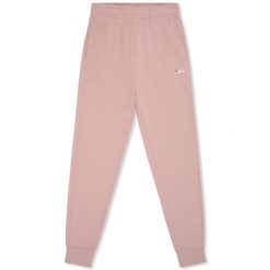 Damskie spodnie dresowe Fila Lucera. Czerwone spodnie sportowe damskie Fila, bez wzorów, z bawełny. Za 268.74 zł.