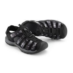 Sandały turystyczne unisex z zakrytym noskiem Alpine Pro Awede. Czarne sandały damskie Alpine Pro, bez wzorów, bez obcasa, bez zapięcia. W wyprzedaży za 293.90 zł.