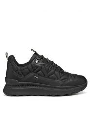 Geox Sneakersy D Spherica Actif X2 D46WPD 0FU85 C9999 Czarny. Czarne obuwie sportowe damskie Geox, ze skóry, bez zapięcia. Za 679.99 zł.