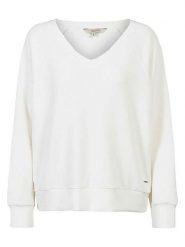 Herrlicher Bluza "Lesedi" w kolorze białym rozmiar: L. Białe bluzy damskie Herrlicher, l, bez wzorów, bez kaptura. Za 126.99 zł.