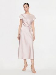 Dixie Sukienka koktajlowa ALAZPBH Różowy Regular Fit. Czerwone sukienki damskie Dixie, bez wzorów, z syntetyku, wizytowe, bez ramiączek. Za 249.99 zł.