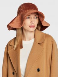 Roxy Kapelusz ERJHA04065 Brązowy. Brązowe kapelusze damskie Roxy, bez wzorów, z materiału. Za 139.99 zł.