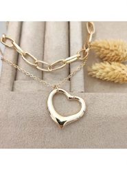 Nakkash Pozłacany naszyjnik z zawieszką - dł. 42 cm rozmiar: onesize. Żółte naszyjniki damskie Nakkash, pozłacane. Za 43.99 zł.