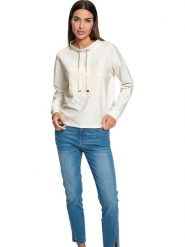 Heine Bluza w kolorze kremowym rozmiar: 50. Brązowe bluzy damskie Heine, bez wzorów, bez kaptura. Za 78.47 zł.