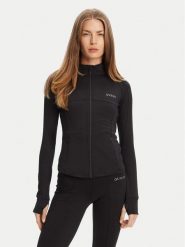 Guess Bluza V5RP17 KCD02 Czarny Regular Fit. Czarne bluzy damskie Guess, xl, z aplikacjami, z syntetyku, bez kaptura. Za 239.99 zł.