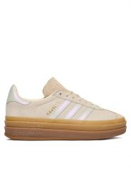 Adidas Sneakersy Gazelle Bold IH6782 Beżowy. Brązowe obuwie sportowe damskie Adidas, ze skóry, bez zapięcia. Za 529.99 zł.