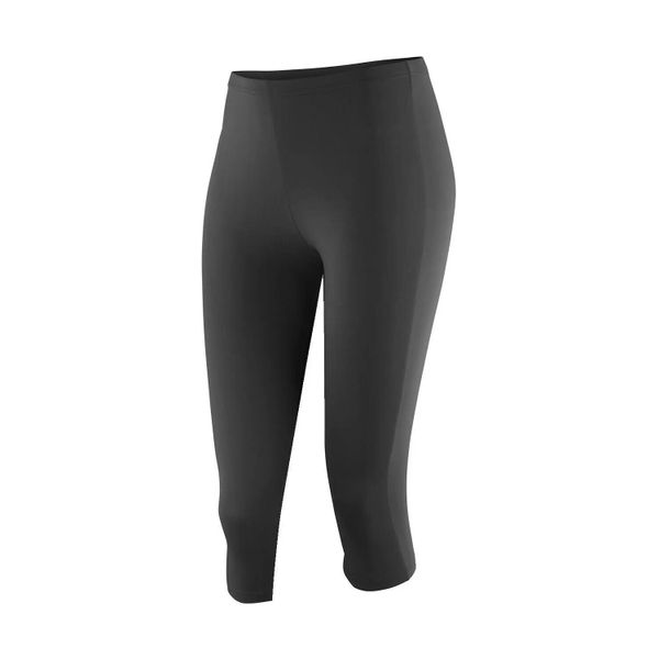 Damskie legginsy Spiro Impact Softex®. Czarne legginsy damskie SPIRO, m, bez wzorów, z elastanu. Za 66.95 zł.