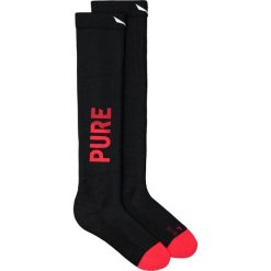 Skarpetki damskie Salewa Sella Pure. Czarne skarpetki damskie Salewa, bez wzorów, z materiału. Za 176.00 zł.