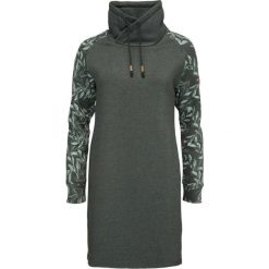 LOAP Ebnera sukienka/bluza damska, zielona, L. Zielone bluzy damskie YOA, bez wzorów, z bawełny, sportowe, bez ramiączek. Za 236.99 zł.