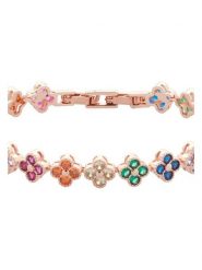 U.S. Polo Assn. Pozłacana bransoletka z kryształami rozmiar: onesize. Czerwone bransoletki damskie U.S. Polo Assn., metalowe. Za 104.99 zł.