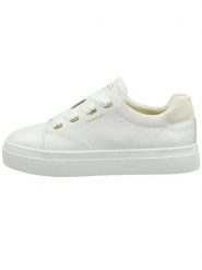 GANT Footwear Skórzane sneakersy "Avona" w kolorze białym rozmiar: 40. Białe obuwie sportowe damskie GANT Footwear, bez zapięcia. Za 202.50 zł.