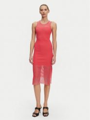 PINKO Sukienka dzianinowa 104811 A2GJ N55 Pomarańczowy Regular Fit. Brązowe sukienki damskie Pinko, bez wzorów, z dzianiny, bez ramiączek. Za 939.99 zł.