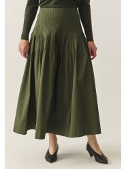 TATUUM Spódnica "Pliska" w kolorze khaki rozmiar: 40. Brązowe spódnice damskie TATUUM, bez wzorów, maxi. Za 184.46 zł.