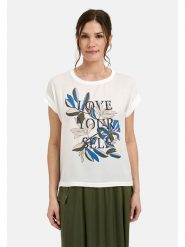 Milano Italy Koszulka w kolorze białym rozmiar: XL. Białe koszulki damskie Milano Italy, xl, bez wzorów, bez kołnierzyka, bez ramiączek. Za 113.99 zł.