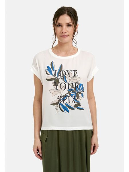 Milano Italy Koszulka w kolorze białym rozmiar: XL. Białe koszulki damskie Milano Italy, xl, bez wzorów, bez kołnierzyka, bez ramiączek. Za 113.99 zł.