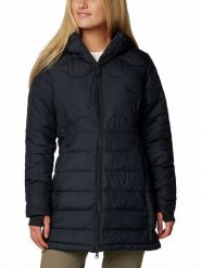 Columbia Kurtka zimowa "Crown Point II" w kolorze czarnym rozmiar: XL. Czarne kurtki damskie Columbia, na zimę, xl, bez wzorów, z puchu, bez kaptura. Za 329.95 zł.