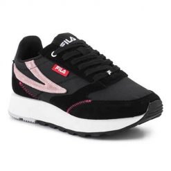 Buty do chodzenia damskie Fila Run Formation. Czarne obuwie sportowe damskie Fila, z materiału, bez zapięcia, trekkingowe. Za 459.00 zł.