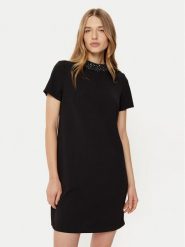 Rinascimento Sukienka koktajlowa CFC0121883003 Czarny Regular Fit. Czarne sukienki damskie Rinascimento, bez wzorów, z syntetyku, wizytowe, bez ramiączek. Za 359.99 zł.