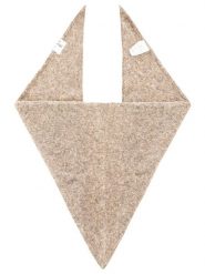 Zwillingsherz Chusta trójkątna "Uni " w kolorze szarobrązowym - 100 x 36 cm rozmiar: onesize. Brązowe chusty damskie Zwillingsherz, bez wzorów, z materiału. Za 94.95 zł.
