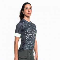 Koszulka rowerowa damska Schöffel Vertine. Czerwone koszulki damskie Schöffel, xs, bez wzorów, bez kołnierzyka, bez ramiączek. Za 449.99 zł.
