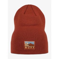 Czapka zimowa Buff Lilon Long - cinnamon. Czerwone czapki damskie Buff, na zimę, bez wzorów. Za 79.99 zł.