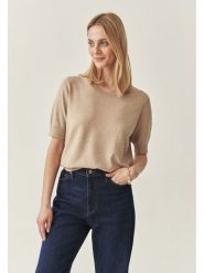 TATUUM Sweter w kolorze jasnobrązowym rozmiar: M. Brązowe swetry klasyczne damskie TATUUM, m, bez kołnierzyka. Za 148.26 zł.