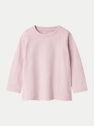 NAME IT Bluzka 13238716 Różowy Regular Fit. Czerwone bluzki i koszule dziewczęce Name it, bez wzorów, z bawełny, bez kołnierzyka, bez ramiączek. Za 29.99 zł.